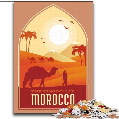 Puzzle für Erwachsene und Jugendliche, Puzzle Marokko, für 14+, anspruchsvolles Spiel und Familienspiel, toll, 70x100cm Puzzle für Erwachsene und Jugendliche, Puzzle Marokko, für 14+, anspruchsvolles Spiel und Familienspiel, toll, 70x100cm von ABKMXDKZ