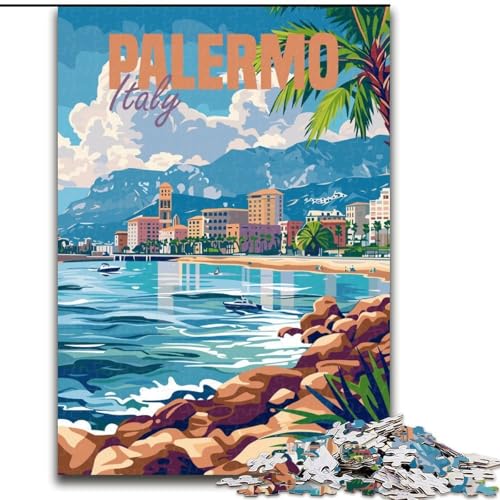 Puzzle für Erwachsene und Jugendliche, Puzzle Palermo, Italien, für 14+, anspruchsvolles Spiel und Familienspiel, toll, 50x75cm Puzzle für Erwachsene und Jugendliche, Puzzle Palermo, Italien, für 14+, anspruchsvolles Spiel und Familienspiel, toll, 50x75cm von ABKMXDKZ