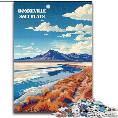Puzzle für Jugendliche, 1000 Puzzles, Bonneville Horizons, geeignet für Personen ab 14 Jahren, Lernspiele, Wichtelgeschenke, 50x75cm Puzzle für Jugendliche, 1000 Puzzles, Bonneville Horizons, geeignet für Personen ab 14 Jahren, Lernspiele, Wichtelgeschenke, 50x75cm von ABKMXDKZ