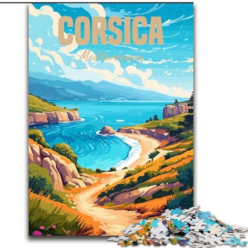 Puzzle für Jugendliche, 1000 Puzzles, Korsika, Mittelmeer, geeignet für Personen ab 14 Jahren, Lernspiele, Wichtelgeschenke, 50x75cm Puzzle für Jugendliche, 1000 Puzzles, Korsika, Mittelmeer, geeignet für Personen ab 14 Jahren, Lernspiele, Wichtelgeschenke, 50x75cm von ABKMXDKZ