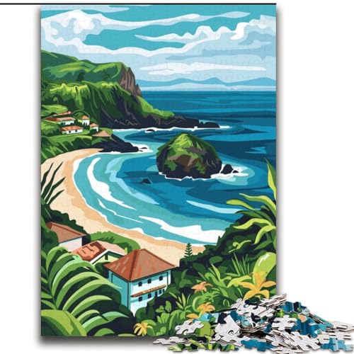 Puzzle für Jugendliche, 2000 Azoren, Portugal-Inseln, Lernspielzeug für Kinder und Jugendliche, ganze Familie, ab 14 Jahren, 70x100cm von ABKMXDKZ