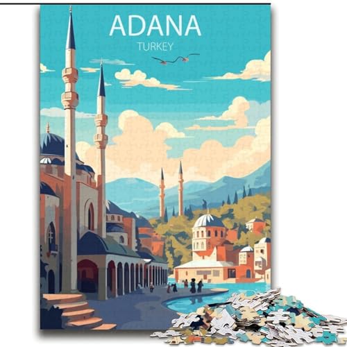 Puzzle für Jugendliche, 2000 Teile, Adana, Türkei, Lernspielzeug für Kinder und Jugendliche, ganze Familie, ab 14 Jahren, 70x100cm von ABKMXDKZ