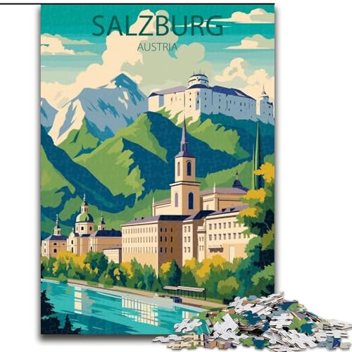 Puzzle für Jugendliche 1000 Puzzles Salzburg, Geeignet für Personen ab 14 Jahren Lernspiele Wichtelgeschenke 50x75cm Puzzle für Jugendliche 1000 Puzzles Salzburg, Geeignet für Personen ab 14 Jahren Lernspiele Wichtelgeschenke 50x75cm von ABKMXDKZ