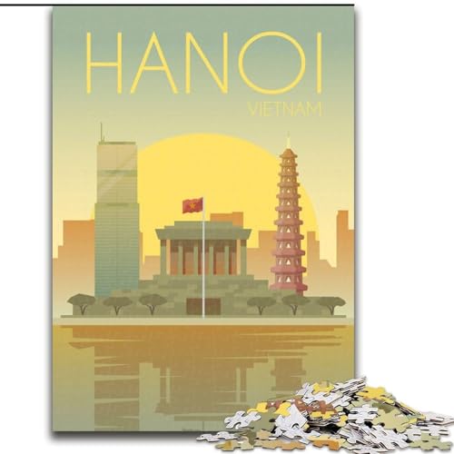 Puzzle für Teenager, 1000 Hanoi, für Kinder ab 14 Jahren, Lernspiel, Herausforderung, Spielzeug, Geschenk zum Geburtstag, 26x38cm Puzzle für Teenager, 1000 Hanoi, für Kinder ab 14 Jahren, Lernspiel, Herausforderung, Spielzeug, Geschenk zum Geburtstag, 26x38cm von ABKMXDKZ