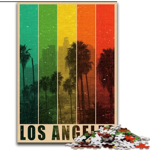 Puzzle für Teenager, 1000 Los Angeles, Lernspielzeug für Kinder, ganze Familie, für Kinder ab 14 Jahren, 26x38cm Puzzle für Teenager, 1000 Los Angeles, Lernspielzeug für Kinder, ganze Familie, für Kinder ab 14 Jahren, 26x38cm von ABKMXDKZ