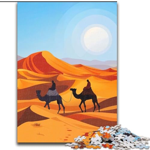 Puzzle für Teenager, 1000 Teile, Sahara-Wüste, anspruchsvolles Spiel, Spielzeug, Wanddekoration, einzigartige Geburtstags, 26x38cm Puzzle für Teenager, 1000 Teile, Sahara-Wüste, anspruchsvolles Spiel, Spielzeug, Wanddekoration, einzigartige Geburtstags, 26x38cm von ABKMXDKZ
