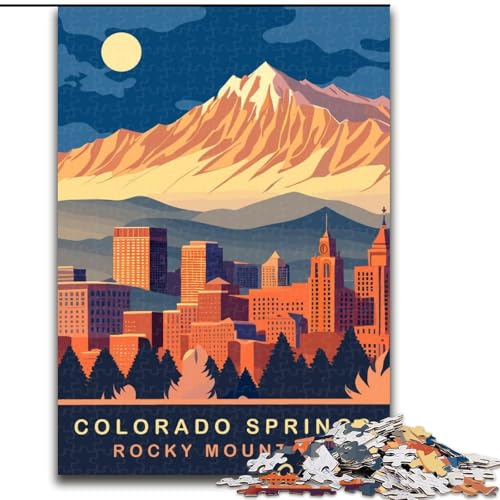 Puzzle für Teenager, 1000-teiliges Puzzle Colorado Springs, Stressabbau-Spielzeug, einzigartige Geburtstags- und Geschenkideen für Kinder ab 14 Jahren, 50x75cm Puzzle für Teenager, 1000-teiliges Puzzle Colorado Springs, Stressabbau-Spielzeug, einzigartige Geburtstags- und Geschenkideen für Kinder ab 14 Jahren, 50x75cm von ABKMXDKZ