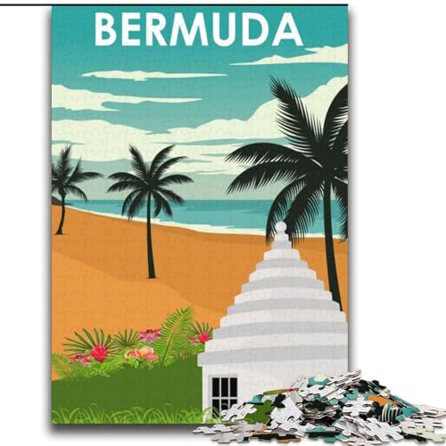 Puzzle für Teenager, 2000, Bermuda-Reiseposter, Lernspielzeug für Kinder und Jugendliche, ganze Familie, ab 14 Jahren, 70x100cm Puzzle für Teenager, 2000, Bermuda-Reiseposter, Lernspielzeug für Kinder und Jugendliche, ganze Familie, ab 14 Jahren, 70x100cm von ABKMXDKZ