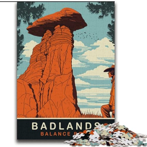 Puzzle für Teenager, 2000-teiliges Puzzle, Balance Rock, Stressabbau-Spielzeug, einzigartige Geburtstags- und Geschenkideen für Kinder ab 14 Jahren, 70x100cm von ABKMXDKZ