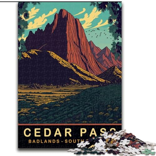 Puzzle für Teenager, Cedar Pass, Stressabbau, schwierige Herausforderung, Wichtelgeschenke für Kinder ab 14 Jahren, 50x75cm Puzzle für Teenager, Cedar Pass, Stressabbau, schwierige Herausforderung, Wichtelgeschenke für Kinder ab 14 Jahren, 50x75cm von ABKMXDKZ
