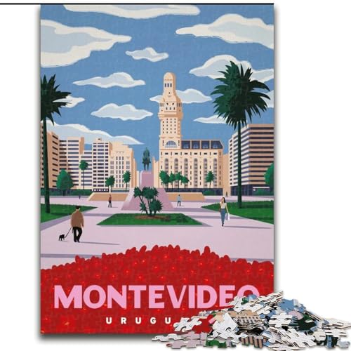 Puzzles für Erwachsene und Jugendliche, 1000 Teile, Montevideo, Spiele, Spielzeug, Geschenk, einzigartige Geburtstags- und Geschenkideen für Kinder ab 14 Jahren, 26x38cm Puzzles für Erwachsene und Jugendliche, 1000 Teile, Montevideo, Spiele, Spielzeug, Geschenk, einzigartige Geburtstags- und Geschenkideen für Kinder ab 14 Jahren, 26x38cm von ABKMXDKZ