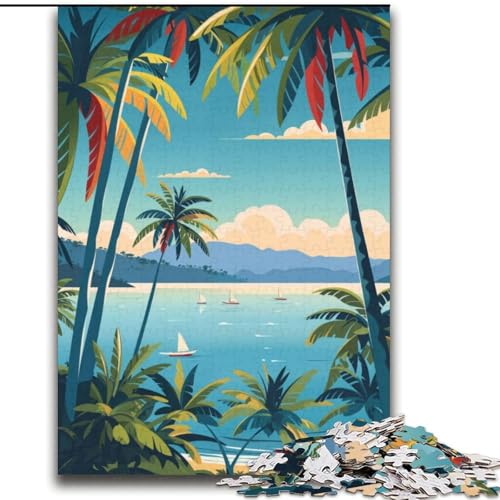 Puzzles für Erwachsene und Jugendliche, Papua-Neuguinea, pädagogisches Spielzeug zum Stressabbau, tolle Geschenke und Spielzeuge, 70x100cm von ABKMXDKZ