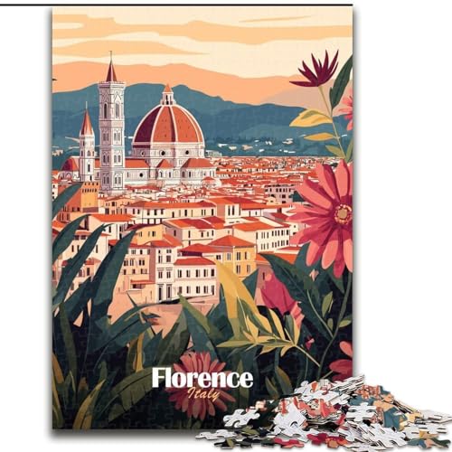 Puzzles für Erwachsene und Jugendliche, Puzzle, Florenz, Italien, Stadtbild, Lernspiele, Heimdekoration, ganze Familie, 26x38cm Puzzles für Erwachsene und Jugendliche, Puzzle, Florenz, Italien, Stadtbild, Lernspiele, Heimdekoration, ganze Familie, 26x38cm von ABKMXDKZ