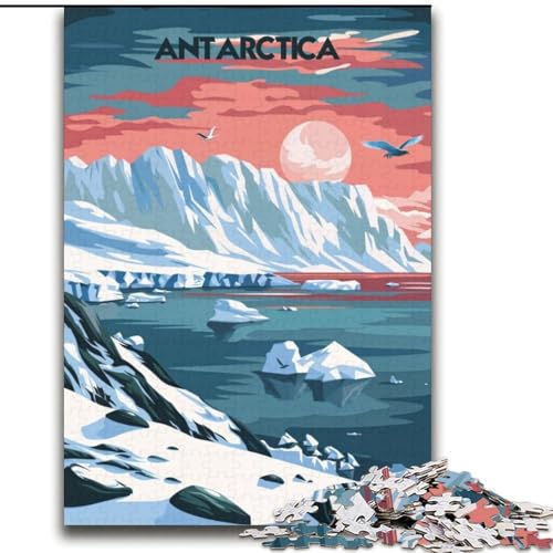 Puzzles für Erwachsene und Jugendliche, Puzzle Antarctic Majesty, pädagogisches Spielzeug zum Stressabbau, tolle Geschenke und Spielzeuge, 70x100cm von ABKMXDKZ