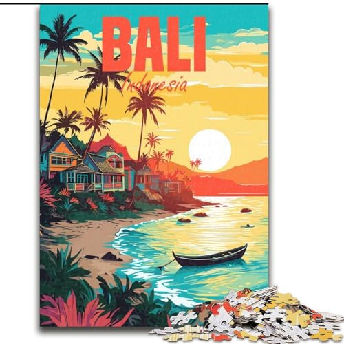 Puzzles für Erwachsene und Jugendliche, Puzzle Bali, Indonesien, für 14+, anspruchsvolles Spiel und Familienspiel, toll, 50x75cm von ABKMXDKZ