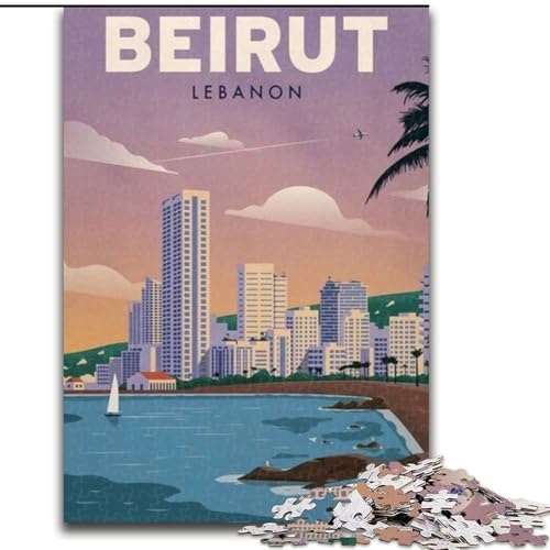 Puzzles für Erwachsene und Jugendliche, Puzzle Beirut, für 14+, anspruchsvolles Spiel und Familienspiel, toll, 50x75cm Puzzles für Erwachsene und Jugendliche, Puzzle Beirut, für 14+, anspruchsvolles Spiel und Familienspiel, toll, 50x75cm von ABKMXDKZ