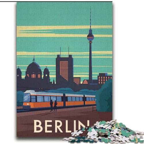 Puzzles für Erwachsene und Jugendliche, Puzzle Berlin, pädagogisches Spielzeug zum Stressabbau, tolle Geschenke und Spielzeuge, 70x100cm von ABKMXDKZ