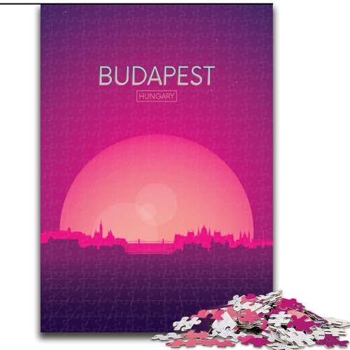 Puzzles für Erwachsene und Jugendliche, Puzzle Budapest, Ungarn, Lernspiele, Heimdekoration, ganze Familie, 50x75cm von ABKMXDKZ