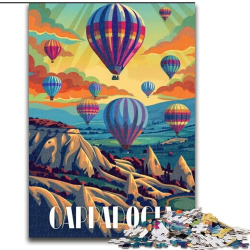 Puzzles für Erwachsene und Jugendliche, Puzzle Buntes Kappadokien, für 14+, anspruchsvolles Spiel und Familienspiel, toll, 50x75cm von ABKMXDKZ