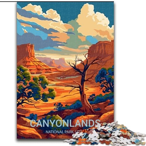 Puzzles für Erwachsene und Jugendliche, Puzzle Canyonlands-Nationalpark, Lernspiele, Heimdekoration ganze Familie, 50x75cm von ABKMXDKZ