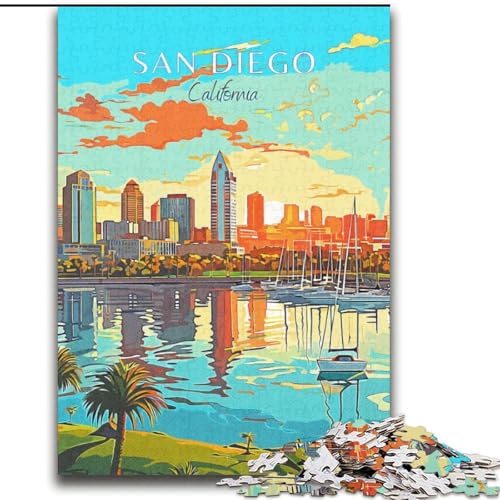 Puzzles für Erwachsene und Jugendliche, Puzzle Kalifornien, San Diego, für 14+, anspruchsvolles Spiel und Familienspiel, toll, 70x100cm Puzzles für Erwachsene und Jugendliche, Puzzle Kalifornien, San Diego, für 14+, anspruchsvolles Spiel und Familienspiel, toll, 70x100cm von ABKMXDKZ