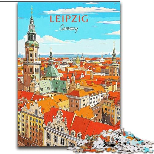 Puzzles für Erwachsene und Jugendliche, Puzzle Leipzig-Reise, Lernspiele, Heimdekoration, geeignet für die Schreibtischdekoration, 26x38cm Puzzles für Erwachsene und Jugendliche, Puzzle Leipzig-Reise, Lernspiele, Heimdekoration, geeignet für die Schreibtischdekoration, 26x38cm von ABKMXDKZ