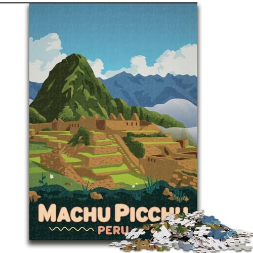 Puzzles für Erwachsene und Jugendliche, Puzzle Machu Picchu, Lernspiele, Heimdekoration, geeignet für die Schreibtischdekoration, 26x38cm Puzzles für Erwachsene und Jugendliche, Puzzle Machu Picchu, Lernspiele, Heimdekoration, geeignet für die Schreibtischdekoration, 26x38cm von ABKMXDKZ