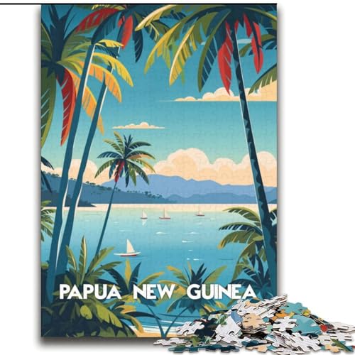 Puzzles für Erwachsene und Jugendliche, Puzzle Papua Tropical Escape, pädagogisches Spielzeug zum Stressabbau, tolle Geschenke und Spielzeuge, 70x100cm von ABKMXDKZ