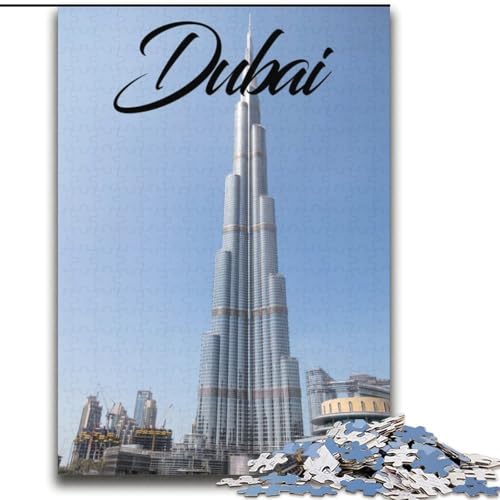 Puzzles für Jugendliche, 2000 Puzzles, Dubai, geeignet für Personen ab 14 Jahren, Lernspiele, Wichtelgeschenke, 70x100cm von ABKMXDKZ
