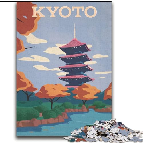 Puzzles für Jugendliche, 2000 Puzzles, Kyoto, geeignet für Personen ab 14 Jahren, Lernspiele, Wichtelgeschenke, 70x100cm Puzzles für Jugendliche, 2000 Puzzles, Kyoto, geeignet für Personen ab 14 Jahren, Lernspiele, Wichtelgeschenke, 70x100cm von ABKMXDKZ