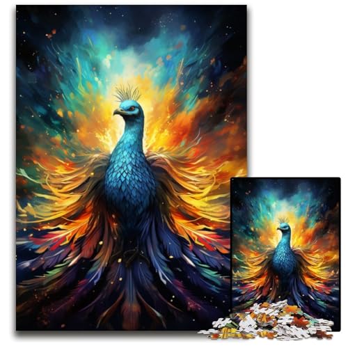 1000 teiliges Puzzle für Erwachsene feuerfarbener Phönix unmögliches Puzzle für Erwachsene perfekt für Heimdekoration Geburtstage Feiertage und Geschenke 1000 Teile (75 x 50 cm) von ABKXDMZK