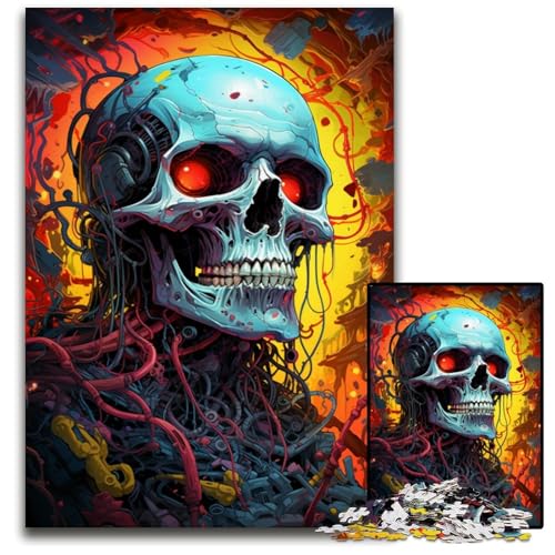 1000 teiliges Puzzle mit mechanischen Skeletten für Erwachsene anspruchsvolles Denkspiel für Teenager Spaß für den Familienspielabend 1000 Teile (75 x 50 cm) von ABKXDMZK