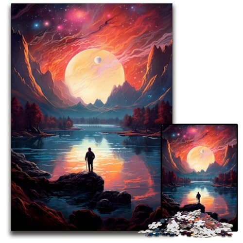 Alleine die Welt betrachten Puzzles mit 1000 Teilen für Erwachsene Unmögliche Puzzles für Erwachsene Herausforderndes Denkspiel für Teenager Spaß für den Familienspieleabend 1000 Teile (38 x 26 cm) Alleine die Welt betrachten Puzzles mit 1000 Teilen für Erwachsene Unmögliche Puzzles für Erwachsene Herausforderndes Denkspiel für Teenager Spaß für den Familienspieleabend 1000 Teile (38 x 26 cm) von ABKXDMZK
