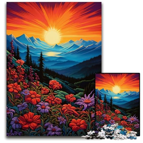 Berglandschaft mit Wildblumen Puzzle für Erwachsene 1000 Teile schwierige Puzzles für Erwachsene anspruchsvolles DIY Denkspiel perfektes Familienspiel oder dekoratives Geschenk 1000 Teile (75 x 50 cm) Berglandschaft mit Wildblumen Puzzle für Erwachsene 1000 Teile schwierige Puzzles für Erwachsene anspruchsvolles DIY Denkspiel perfektes Familienspiel oder dekoratives Geschenk 1000 Teile (75 x 50 cm) von ABKXDMZK