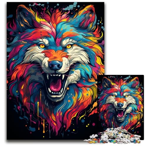 Fantasy Zeichnung eines Wolfs Puzzle für Erwachsene 1000 Teile schwierige Puzzles für Erwachsene anspruchsvolles DIY Denkspiel perfektes Familienspiel oder dekoratives Geschenk 1000 Teile (75 x 50 cm) Fantasy Zeichnung eines Wolfs Puzzle für Erwachsene 1000 Teile schwierige Puzzles für Erwachsene anspruchsvolles DIY Denkspiel perfektes Familienspiel oder dekoratives Geschenk 1000 Teile (75 x 50 cm) von ABKXDMZK