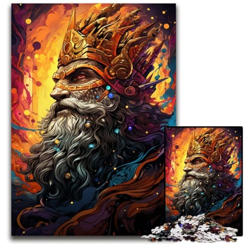 King of The Universe Puzzle 1000 Teile für Erwachsene Holzpuzzle für Erwachsene Geburtstage und Feiertage 1000 Teile (75 x 50 cm) von ABKXDMZK