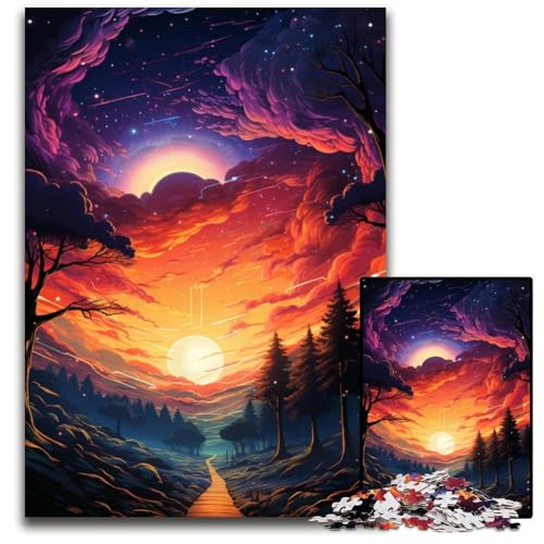 Magisches farbenfrohes Himmel Puzzle mit 1000 Teilen für Erwachsene Unmögliche Puzzles für Erwachsene Anspruchsvolles Denkspiel für Teenager Spaß für den Familienspieleabend 1000 Teile (38 x 26 cm) Magisches farbenfrohes Himmel Puzzle mit 1000 Teilen für Erwachsene Unmögliche Puzzles für Erwachsene Anspruchsvolles Denkspiel für Teenager Spaß für den Familienspieleabend 1000 Teile (38 x 26 cm) von ABKXDMZK