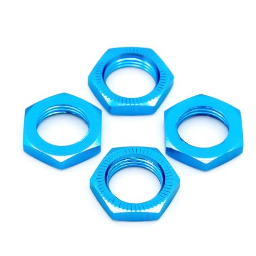 ABLOOX RC-Zubehör 4 Stück 17 mm Rad Sechskantmuttern Halterung 4 Stück for RC 1/5 Traxxas X-MAXX 77086-4 HSP RC Auto (Color : 4pcs-07) von ABLOOX