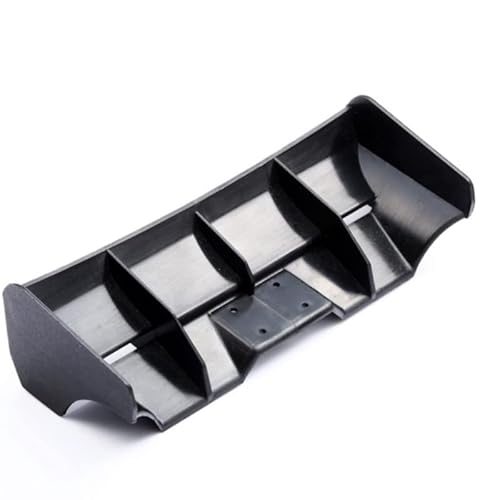 ABLOOX RC-Zubehör Harter Heckflügel-Zubehörteil for LC Racing L6147 1/14 TRUGGY Wing Wltoys 144001 124019 124017 Upgrade-Teile (Color : Svart) von ABLOOX