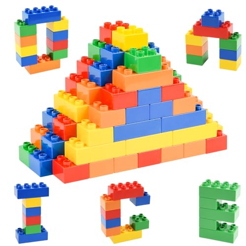 ABOHU Classic Bausteine Set, 1500 Stück Klassische Basic Bausteine Box, kompatibel mit Allen führenden Marken, Gemischte Classic für Kinder, Kreative Building Bricks für Jungen und Mädchen von ABOHU