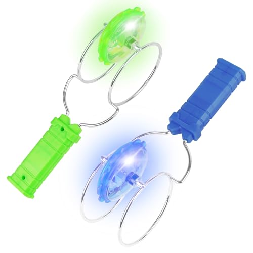 ABOHU Leuchtender Kreisel, 2 Stück Gyro-Rad Spinner Spielzeug, Magnetischer Leuchten Spinning Gyro, Schwerkraft trotzen, Magnetisches Kreisel Fidget Spielzeug für Kinder ABOHU Leuchtender Kreisel, 2 Stück Gyro-Rad Spinner Spielzeug, Magnetischer Leuchten Spinning Gyro, Schwerkraft trotzen, Magnetisches Kreisel Fidget Spielzeug für Kinder von ABOHU