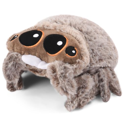 ABOHU Spinnen Plüschtier, 20 cm Niedliches Spinne Plüschtier mit großen Augen, Grau Spinnenspielzeug Halloween Spinne Wurfkissen, Heimdekoration, Geschenk für Kinder, Erwachsene und Sammler ABOHU Spinnen Plüschtier, 20 cm Niedliches Spinne Plüschtier mit großen Augen, Grau Spinnenspielzeug Halloween Spinne Wurfkissen, Heimdekoration, Geschenk für Kinder, Erwachsene und Sammler von ABOHU