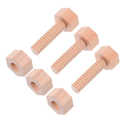 ABOOFAN 1 Satz Bausteinschrauben Holzschraube Miniatur Nüsse DIY -Schraube Holzhandwerksschraube Holz Nuss sechseckige Bausteine Kleinkindspielzeug Mini Nüsse Spielzeugnüsse hölzern Khaki ABOOFAN 1 Satz Bausteinschrauben Holzschraube Miniatur Nüsse DIY -Schraube Holzhandwerksschraube Holz Nuss sechseckige Bausteine Kleinkindspielzeug Mini Nüsse Spielzeugnüsse hölzern Khaki von ABOOFAN