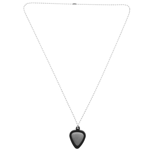 ABOOFAN 1 Satz Gitarren-Pick-Halskette Musikschmuck für Männer Gitarren-Pick-Display-Halter Plektrumhalter für Gitarren Anhänger für Gitarrenplektren aus Metall Kieselgel Schwarz ABOOFAN 1 Satz Gitarren-Pick-Halskette Musikschmuck für Männer Gitarren-Pick-Display-Halter Plektrumhalter für Gitarren Anhänger für Gitarrenplektren aus Metall Kieselgel Schwarz von ABOOFAN
