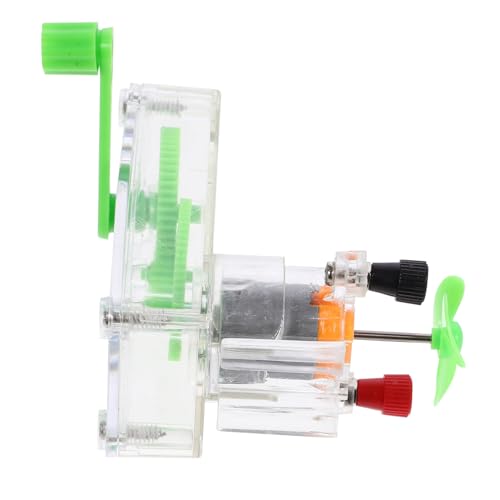 ABOOFAN 1 Satz Handgenerator Manueller Generator Generator-wissenschafts-kit Kurbelgenerator Generator-lehrmodell Modellgenerator Stromgenerator Tragbar Kupfer von ABOOFAN