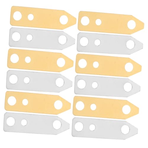 ABOOFAN 1 Satz Kupfer- und Zinktabletten für die Erzeugung von Obstkraftwerken Unterlegscheiben aus Messing Forschungsinstrumente für Physikunterricht Zinkmetallstreifen Zink Platte von ABOOFAN