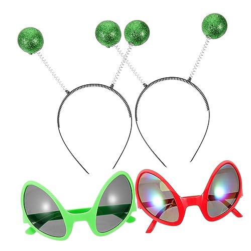 ABOOFAN 1 Satz Sonnenbrillen Lustige Dekorative Partybrille mit Haarreif für Festivals Karneval und Cosplay Leicht und Bequem Unisex Design Teilig Brillen Haarreifen ABOOFAN 1 Satz Sonnenbrillen Lustige Dekorative Partybrille mit Haarreif für Festivals Karneval und Cosplay Leicht und Bequem Unisex Design Teilig Brillen Haarreifen von ABOOFAN