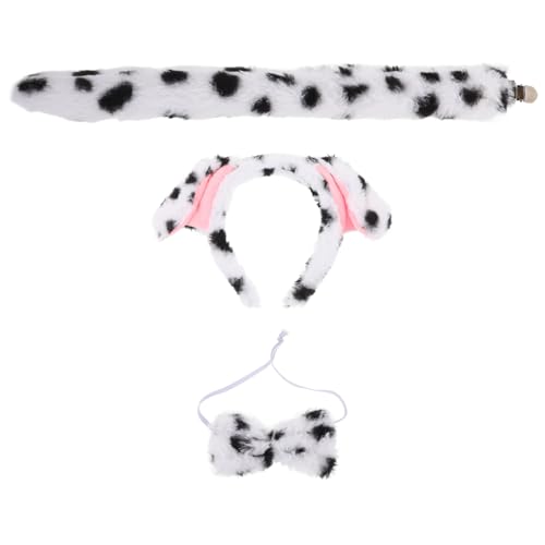 ABOOFAN 1 Satz Tier Cosplay Kostüm Set Teiliges Plüsch Set mit Ohr Haarreif und Fliege für Halloween Karneval und Kostümpartys Hundekostüm Zubehör ABOOFAN 1 Satz Tier Cosplay Kostüm Set Teiliges Plüsch Set mit Ohr Haarreif und Fliege für Halloween Karneval und Kostümpartys Hundekostüm Zubehör von ABOOFAN