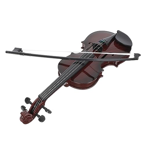 ABOOFAN 1 Satz Simulierte Geige Geigen-Display-Modell Antike Geigen Vitrinenmodell Der Violine Geigenspielzeug Für Kinder Miniatur-geigenfigur Geigenfiguren Abs Kleinkind Musik Instrument von ABOOFAN