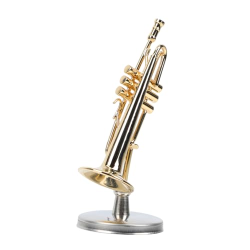 ABOOFAN Glänzendes Trompetenmodell Aus Bronze Elegant Ideal Als Abschlussgeschenk Und Als Heimdekoration von ABOOFAN